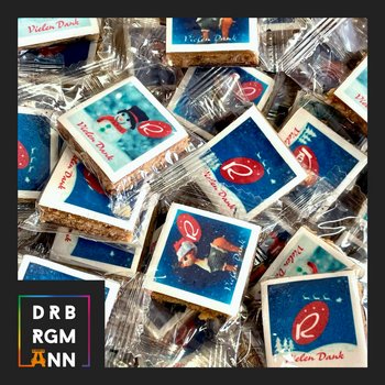 Logolini - Mini Lebkuchen im Flowpack