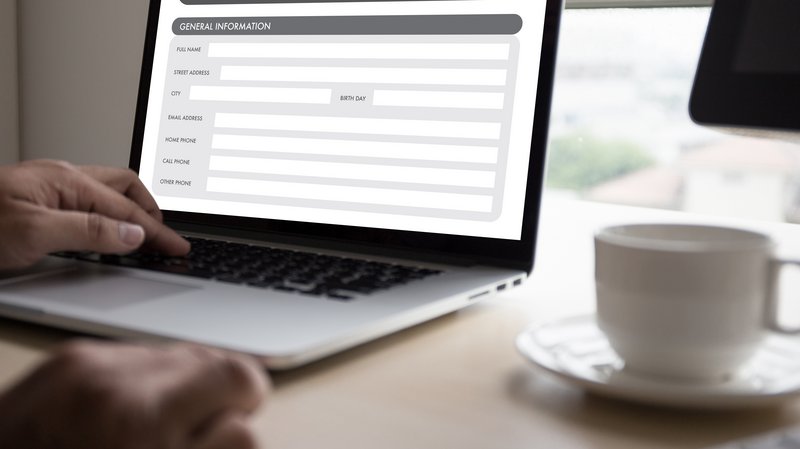 Kontaktformular auf einer Webseite