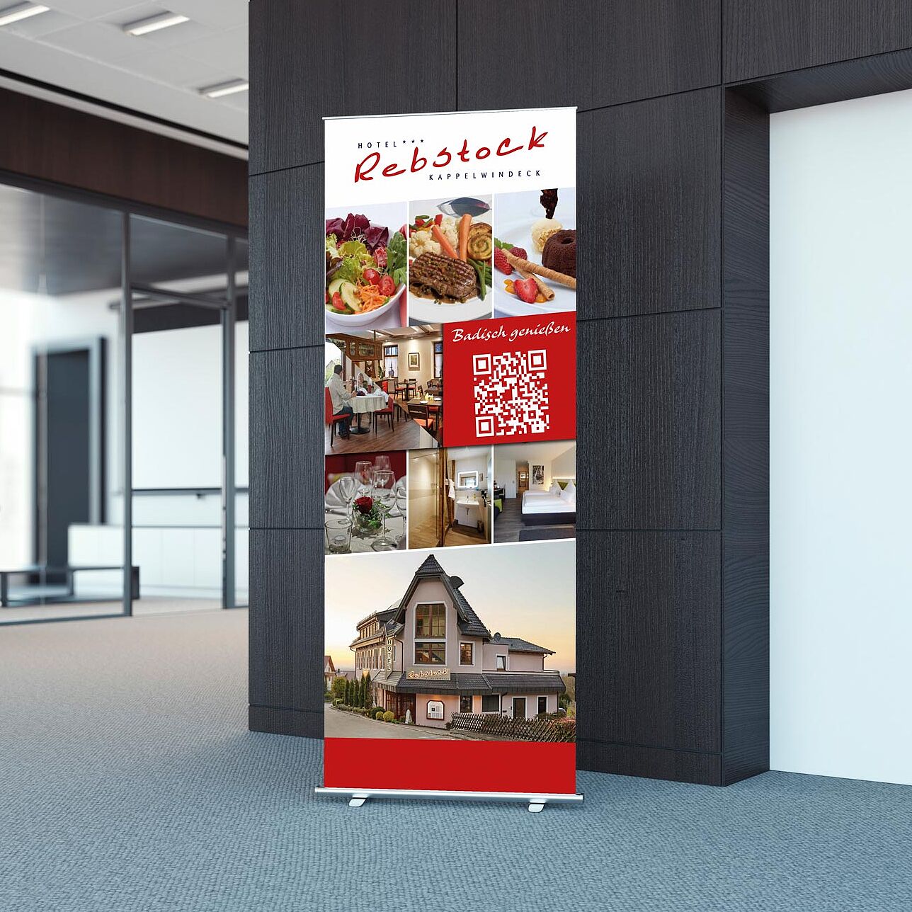 Roll-Up f&uuml;r den Rebstock Kappelwindeck
