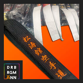 Bestickte Karate G&uuml;rtel