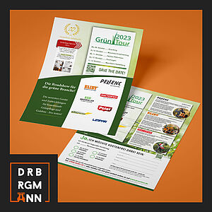 Plakat f&uuml;r die Gr&uuml;nTour 2023