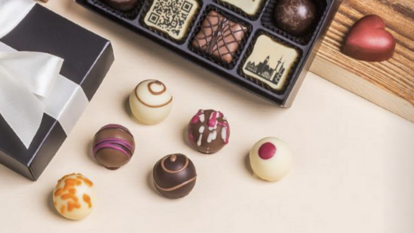 Schokoladen-Pralinen von Chocolissimo