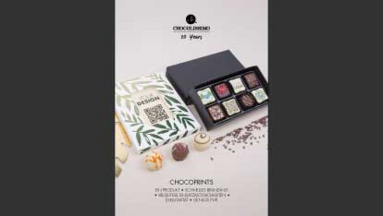 ChocoPrints: Individuell bedruckte Logo-Pralinen & Schokolade