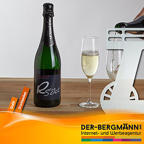 Sekt-Etiketten