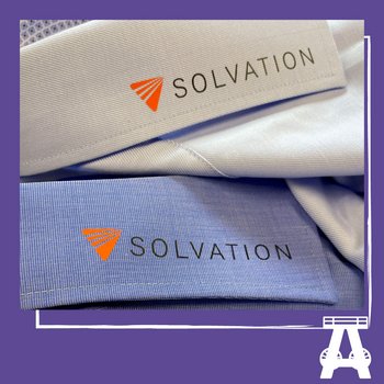Textildruck Hemdkragen Solvation