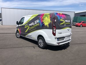Fahrzeugbeschriftung mit Digitaldruck