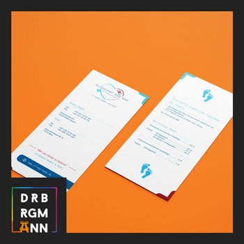 Flyer kosmetische Fußpflege