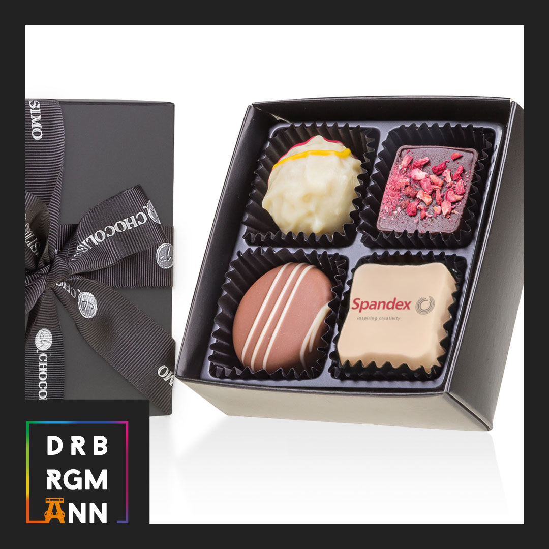 Chocolissimo Black XS mit Logo-Praline