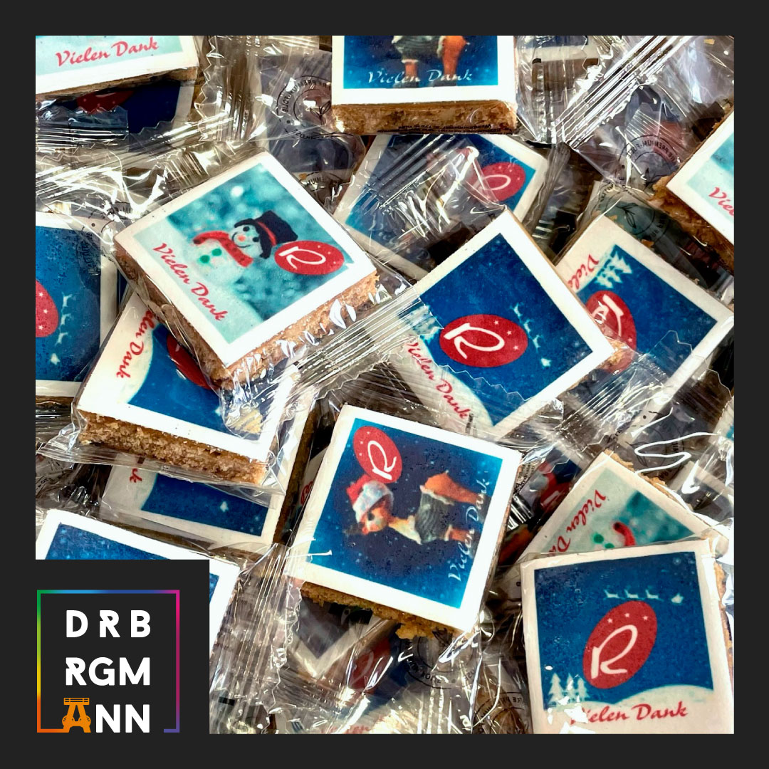 Logolini - Mini Lebkuchen im Flowpack