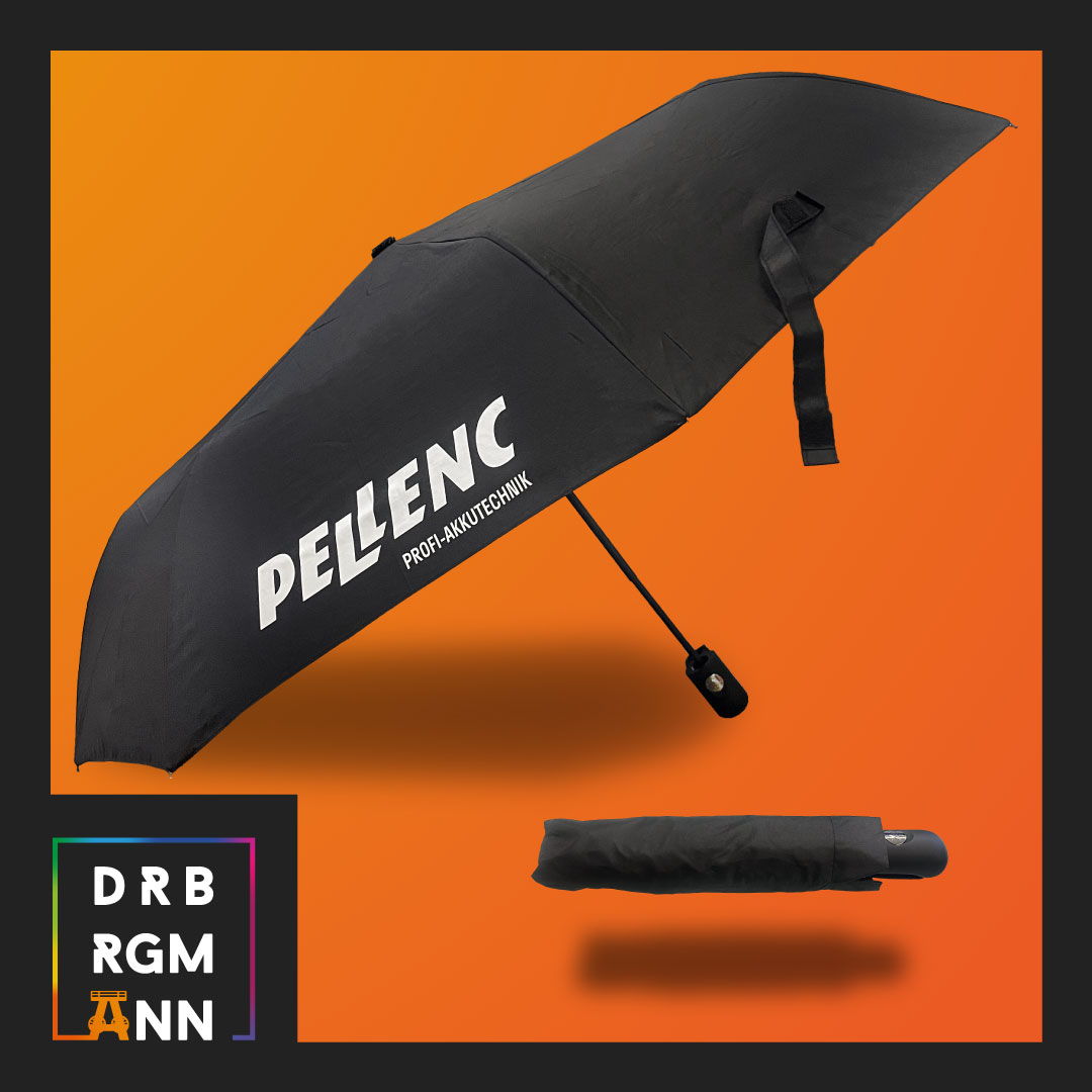 Werbe-Regenschirme f&uuml;r PELLENC