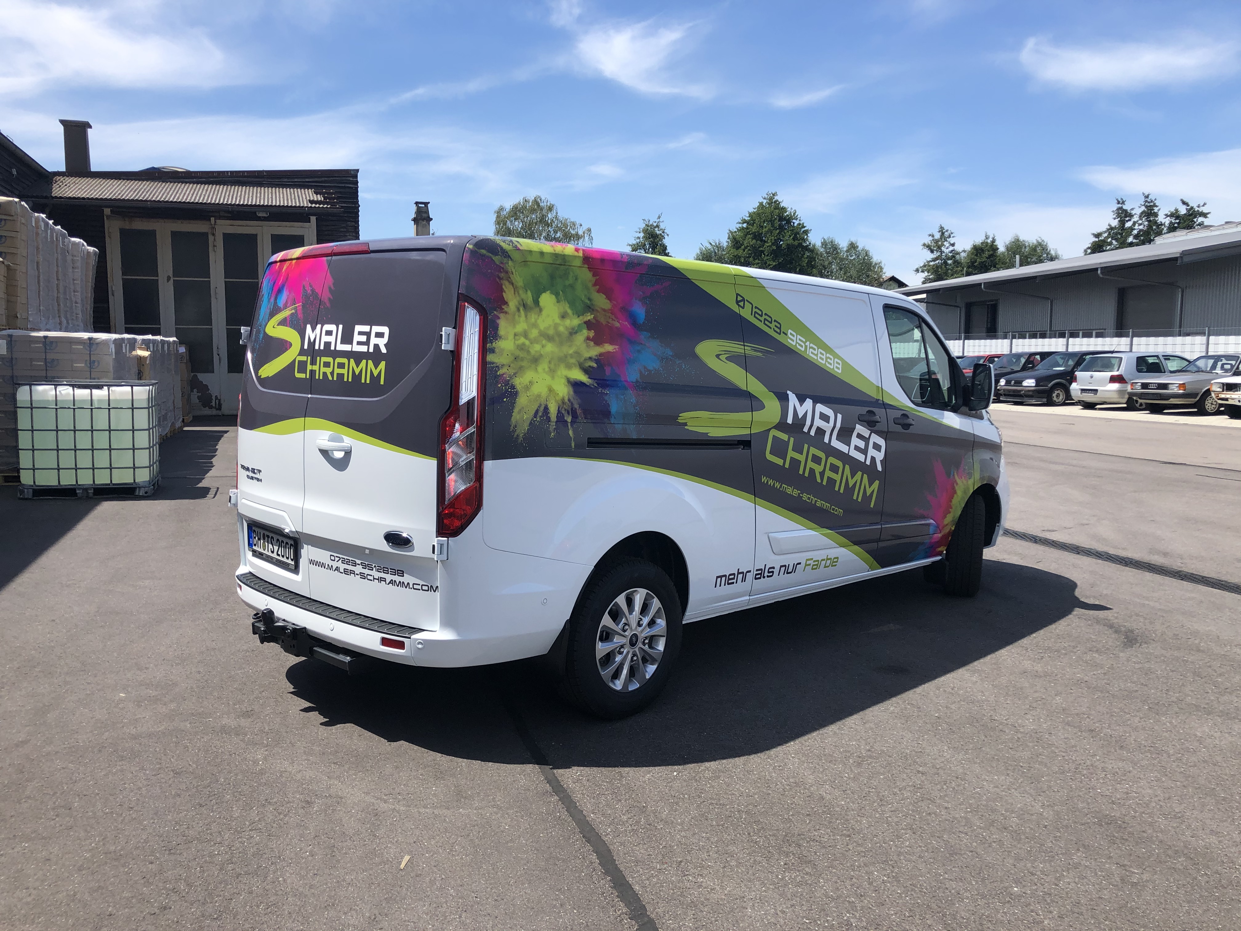 Fahrzeugbeschriftung mit Digitaldruck
